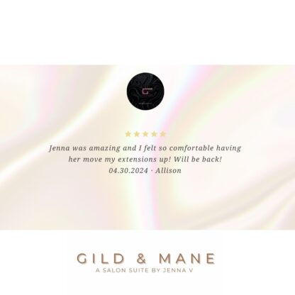 Gild & Mane - A Salon Suite by Jenna V Luxury Hair Extensions and Blonding Services in Columbia, SC | Gild & Mane